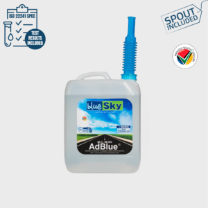 Blue Sky AdBlue 5L pack with spout – VDA certified diesel exhaust fluid for SCR systems
