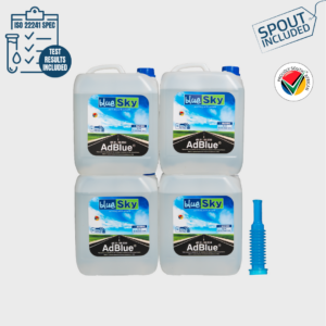 Blue Sky AdBlue box of four 5L with spouts – VDA certified DEF for SCR systems