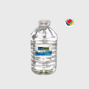 Blue Sky 5L deionized water – purified water for batteries, cooling systems, and household use